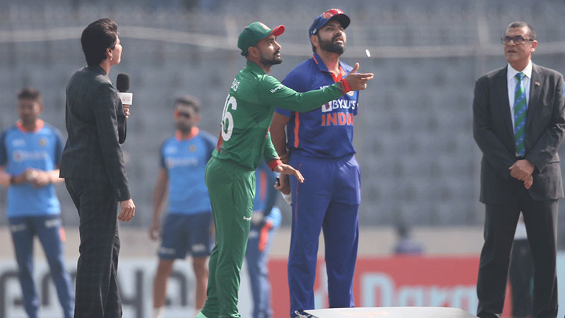 Bangladesh send India to bat in first ODI